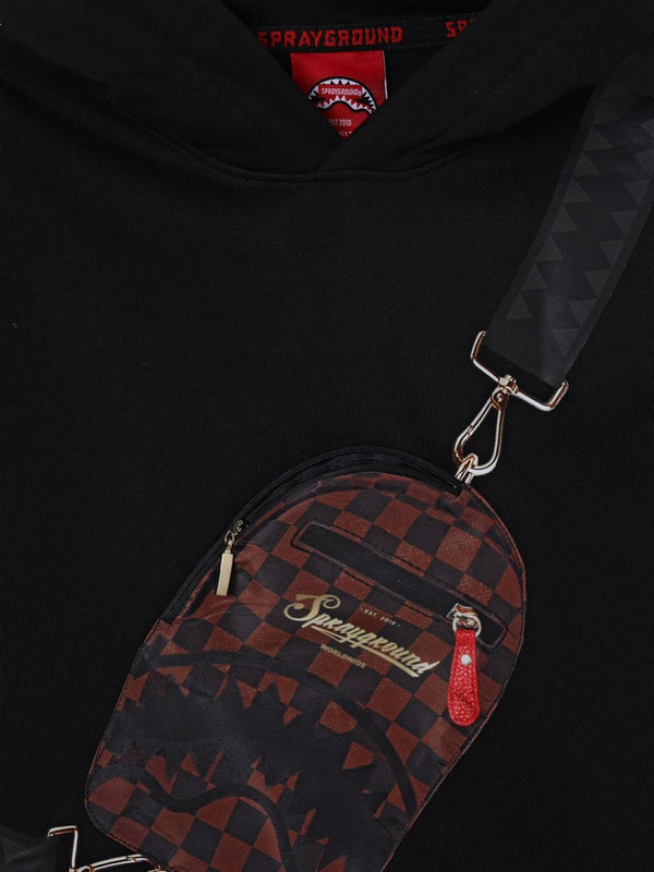 SPRAYGROUND TAKEOVER THE THRONE BACKPACK SLING HOODIE