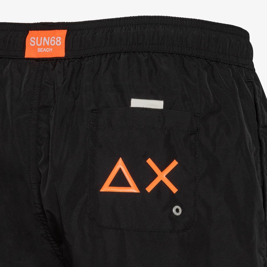 SUN68 SWIM PANT WITH MACRO LOGO ON FRONT