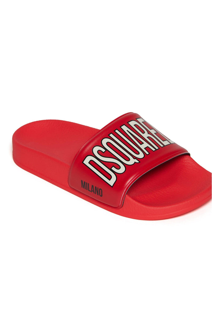 DSQUARED2 JUNIOR SANDALS DSQUARED2 KID SLIDE 12 SANDALS