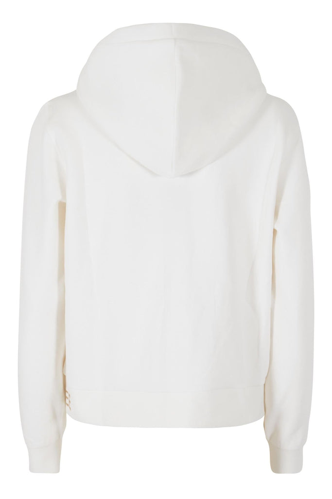 YES ZEE FELPA DONNA FULLZIP IN PUNTO MILANO, CAPPUCCIO