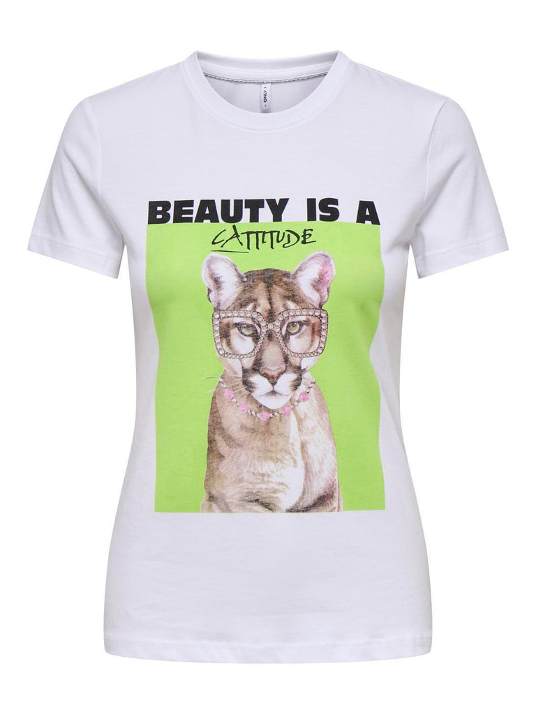 ONLY ONLVIBE LIFE S/S GLASSES TOP BOX JRS