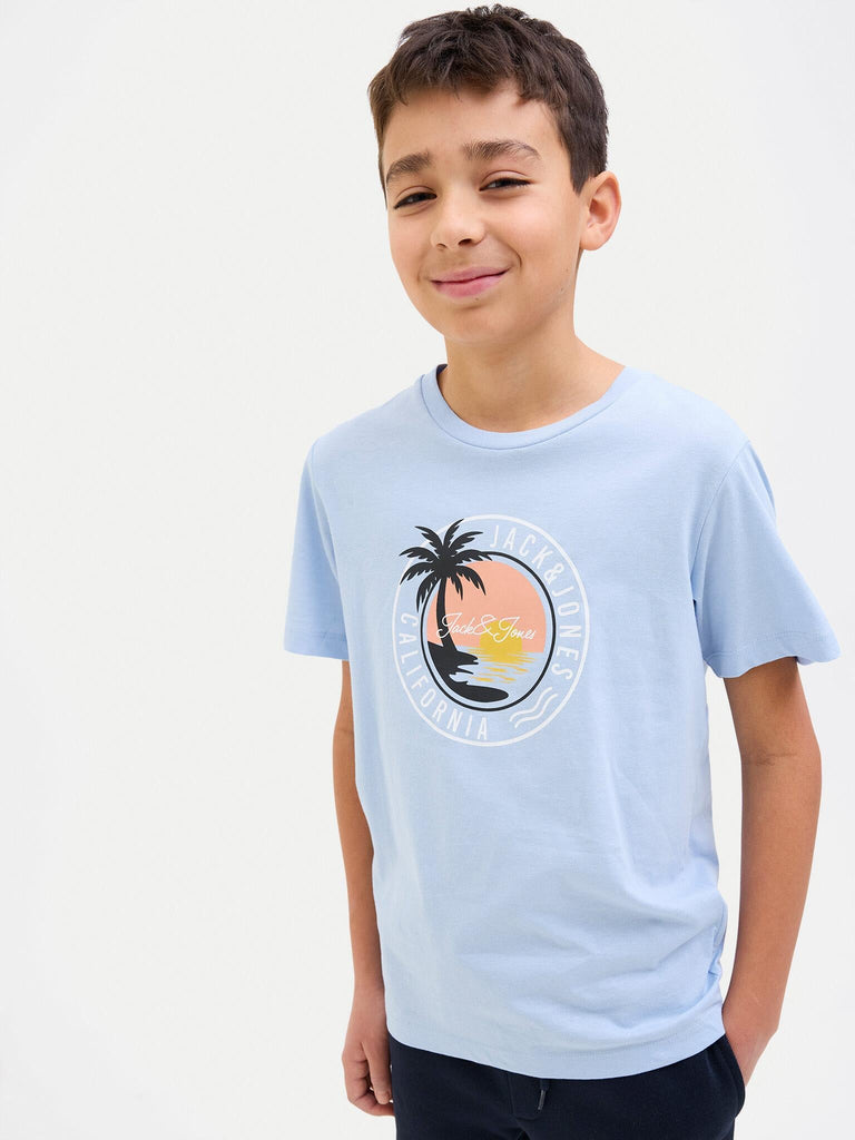 JACK JONES KIDS JJPALM TEE SS CREW NECK JNR
