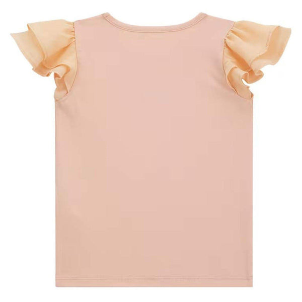 GUESS SS T-SHIRT W/CHIFFON