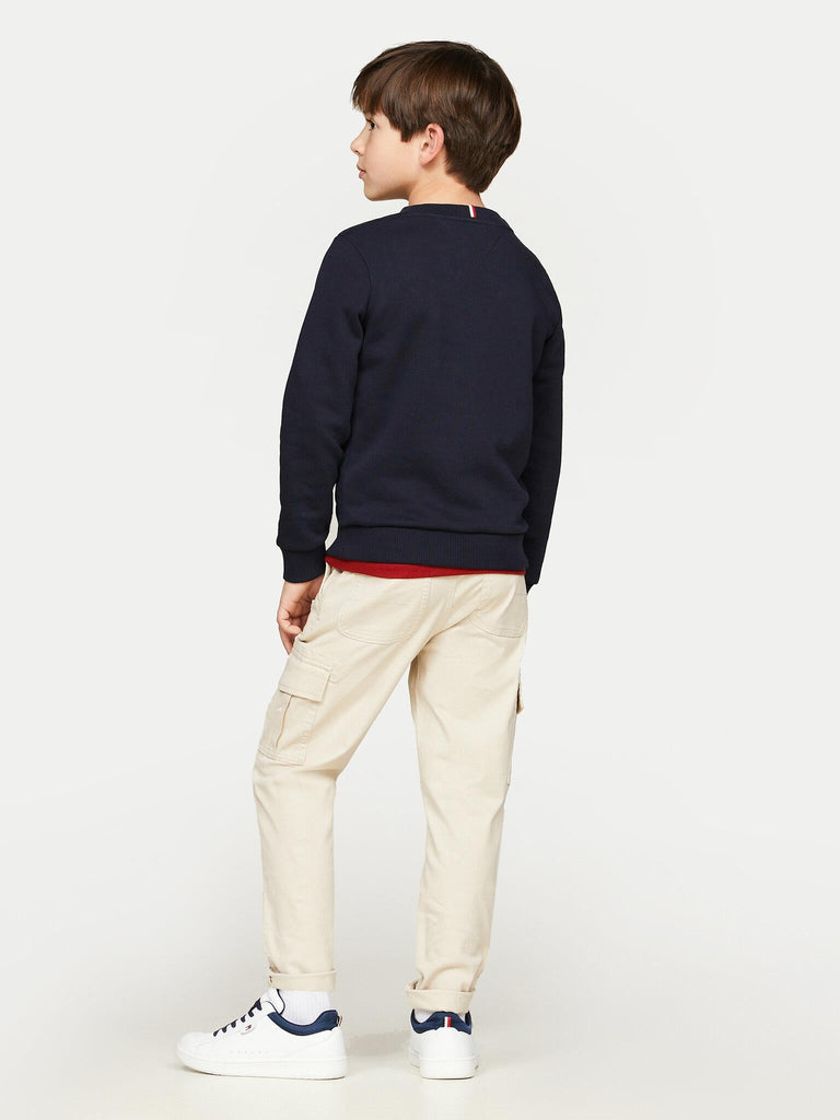 TOMMY HILFIGER MONOTYPE FLOCK REG SWEATSHIRT