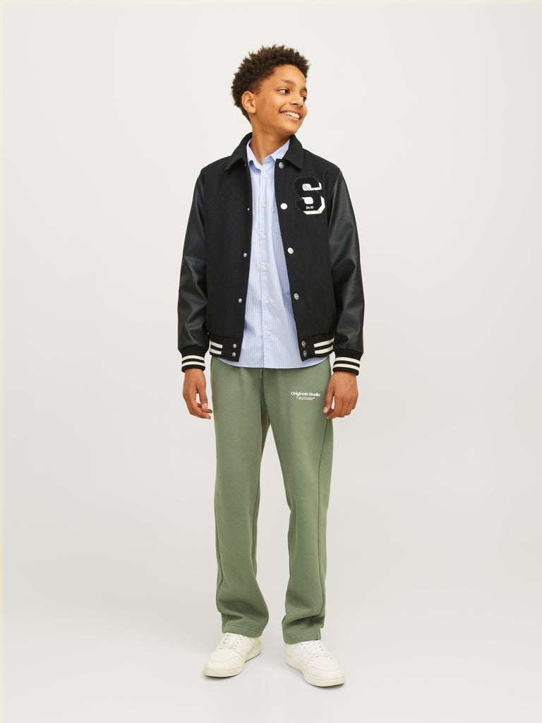 JACK JONES KIDS JORCARTER VARSITY WOOL BLEND BOMBER JNR