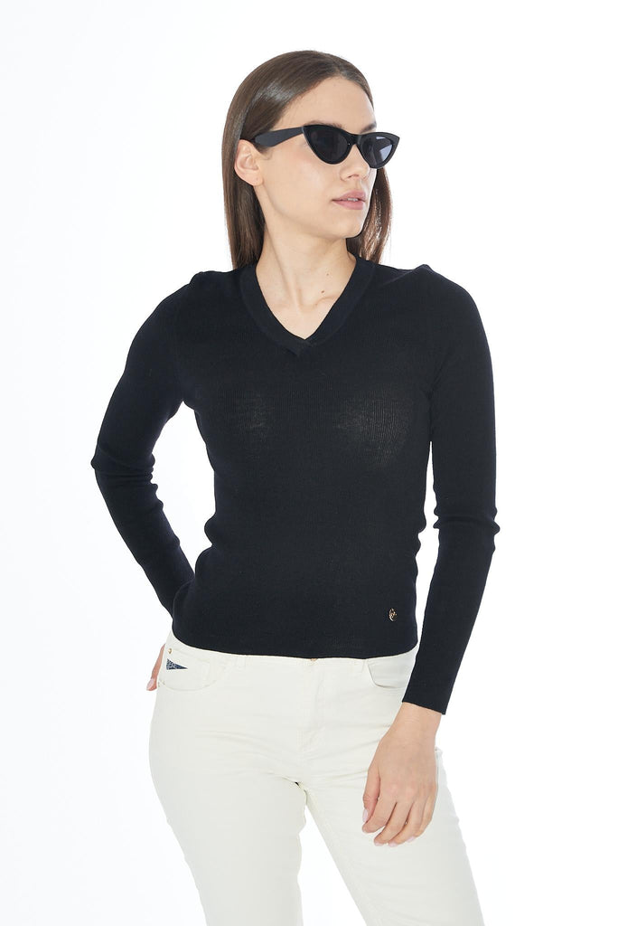 YES ZEE MAGLIA DONNA SCOLLO A V