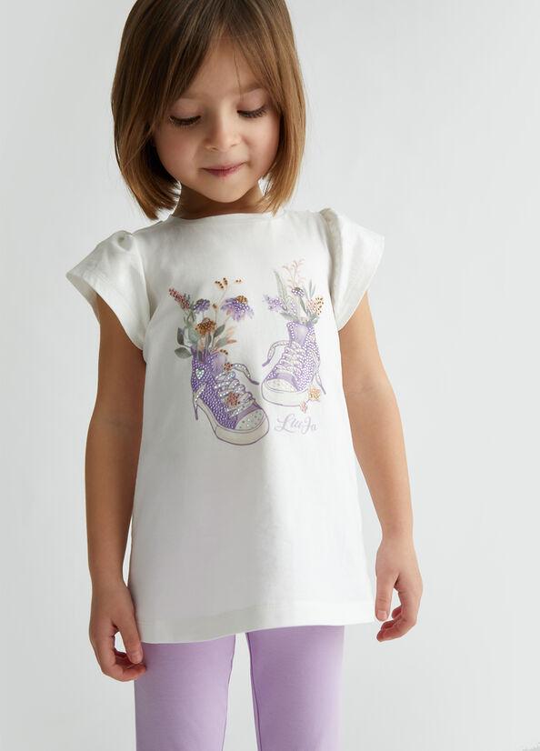 LIU JO COMPL. T-SHIRT M/C+LEGGINGS