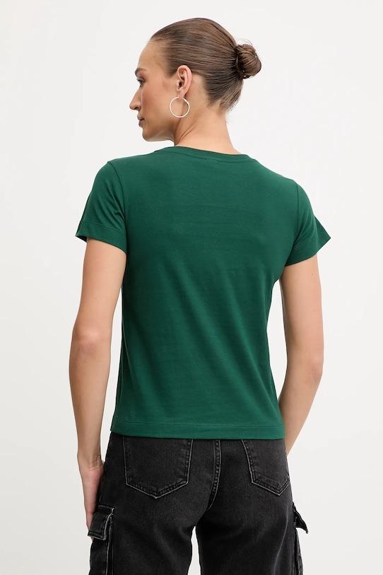 PINKO BASICO T-SHIRT JERSEY LOGO PIN