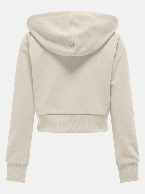 ONLY KIDS KOGBELLA LIFE L/S ZIP HOOD SHORT UB SWT