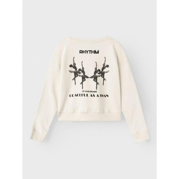 NAME.IT NKFLALULLE LS SHORT BOXY SWEAT UNB BOX