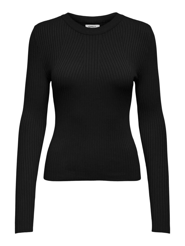 ONLY ONLMEDDI LS RIB O-NECK CC KNT