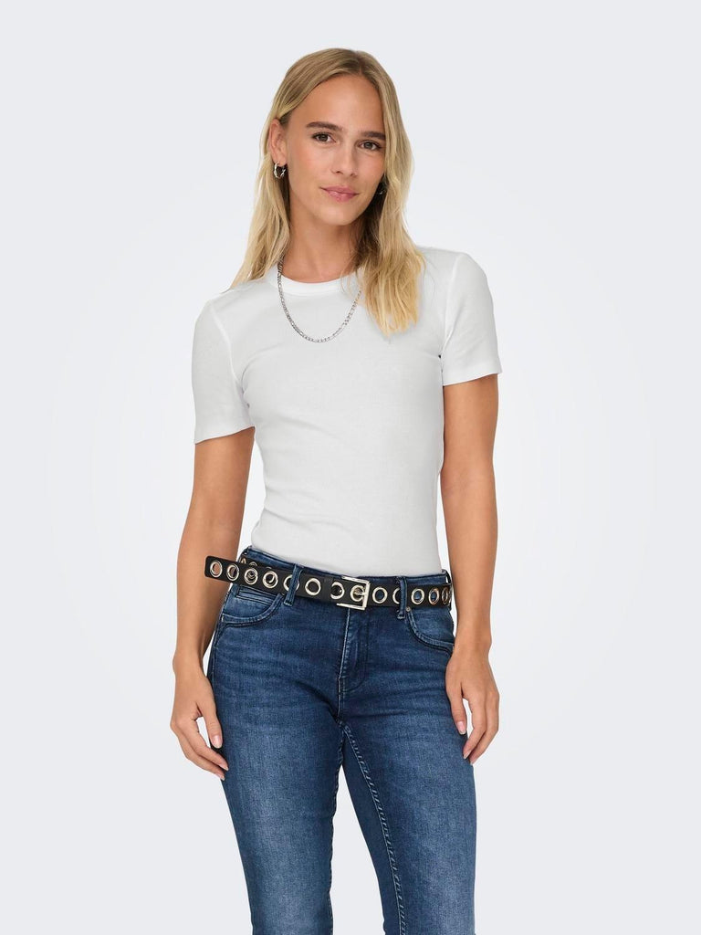 ONLY ONLEASY S/S O-NECK TOP BOX JRS