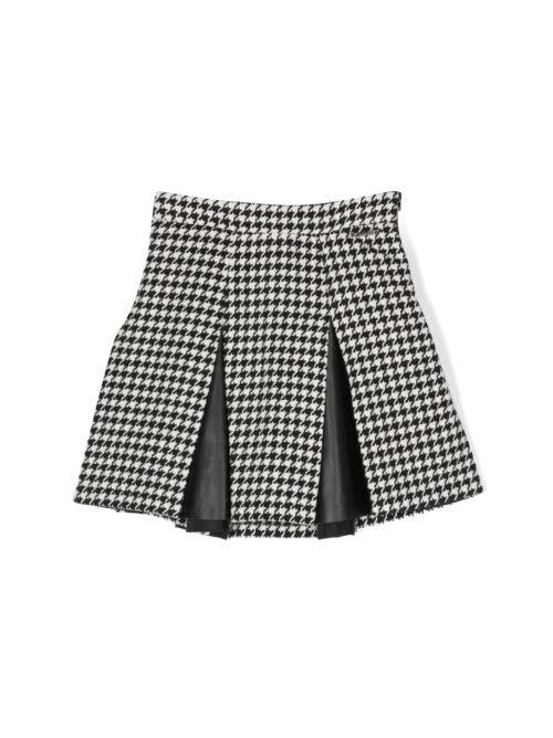 TWINSET GONNA CORTA MOTIVO PLISSE