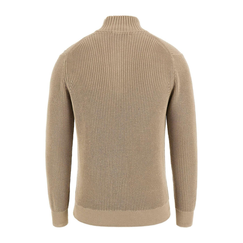 GUESS HEADLEY HALF ZIP MOCK SWEATER