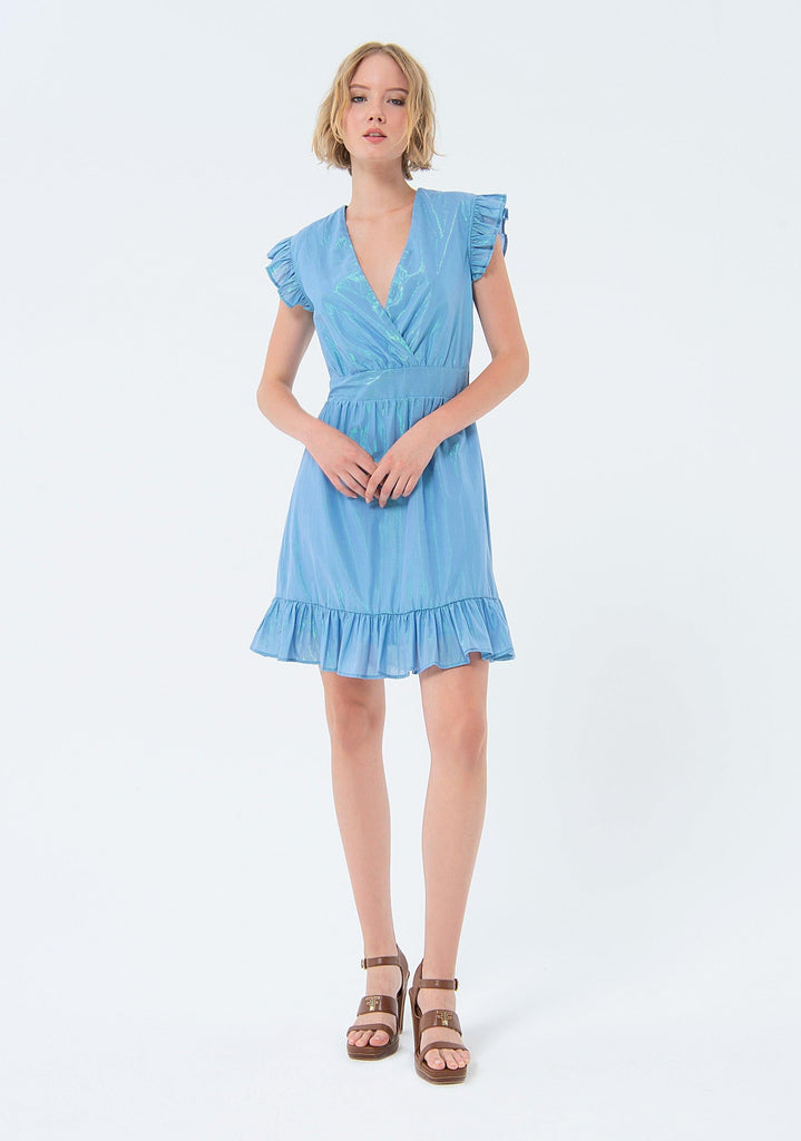 FRACOMINA MINI DRESS SKY