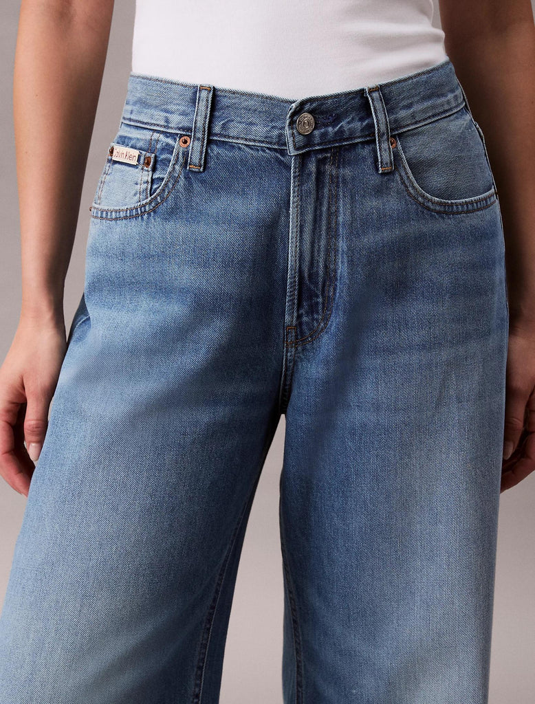 CALVIN KLEIN JEANS LOW RISE BAGGY BLUE