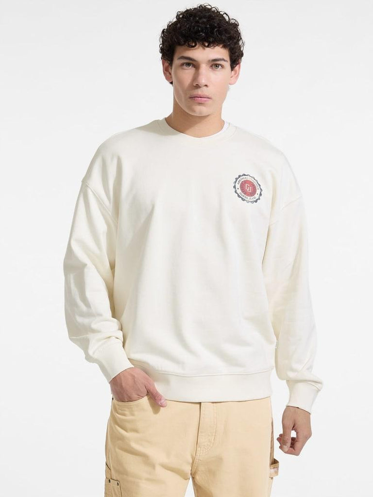 GUESS GJ CN OS VARSITY LOGO SWEAT