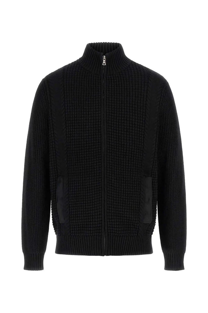 GUESS LS 1/2 ZIP MN NOEL CABLE SWTR