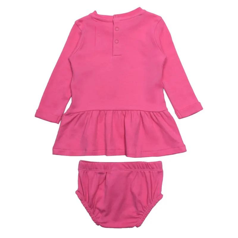 GUESS LS INTERLOCK DRESS + PANTIES