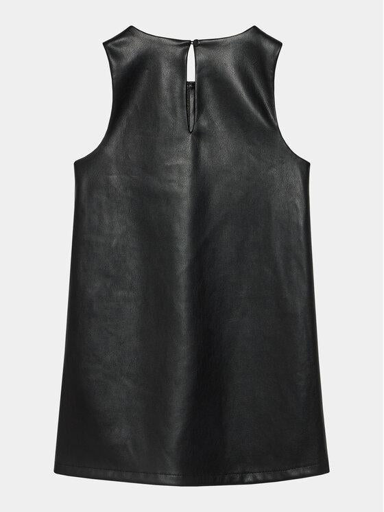 GUESS SET SS T-SHIRT + PU SKIRTALL