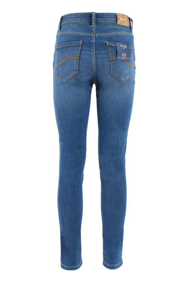 YES ZEE JEANS DONNA TIPO 5 TASCHE, SLIM