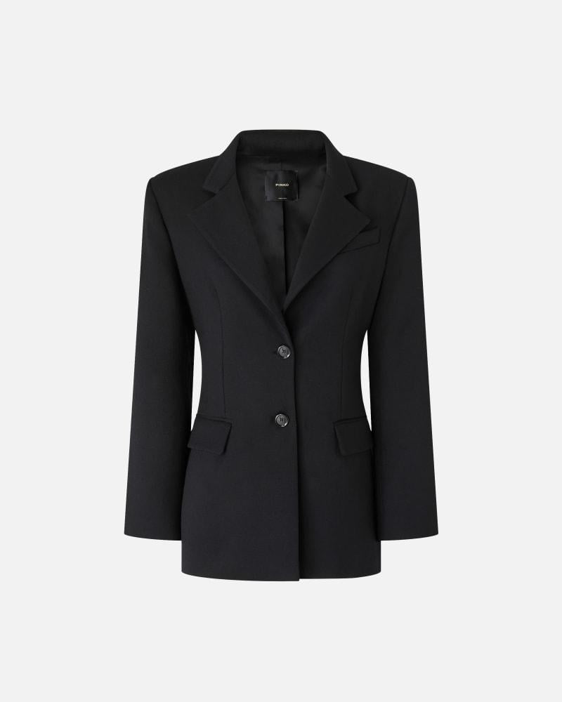 PINKO FAUSTA GIACCA GESSATO LUREX