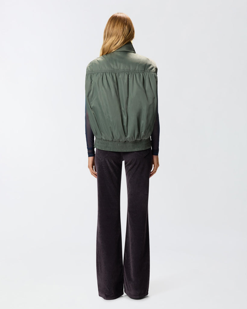 PINKO ANGELES GILET DIAGONALE MAT