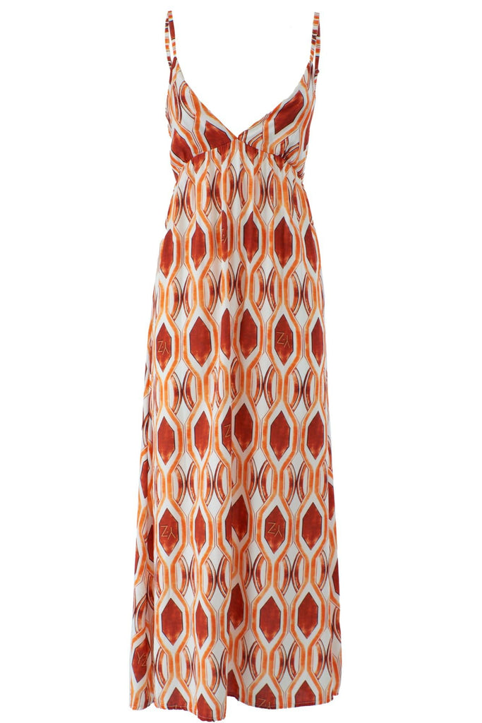 YES ZEE ABITO DONNA LUNGO CON ARRICCIATURA IN VITA