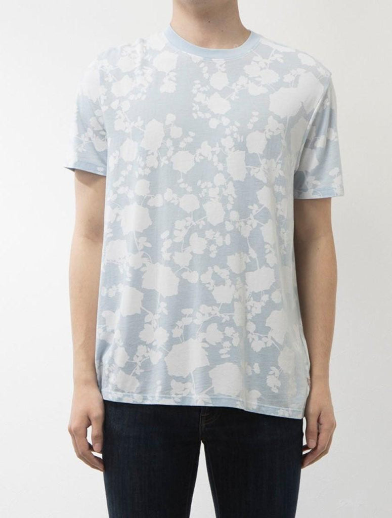 GUESS SS FLORAL BURNOUT CREW