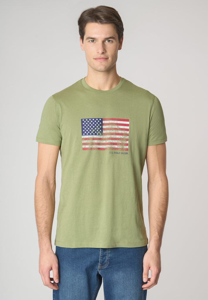 U.S. POLO ASSN T-SHIRT SS USA FLAG