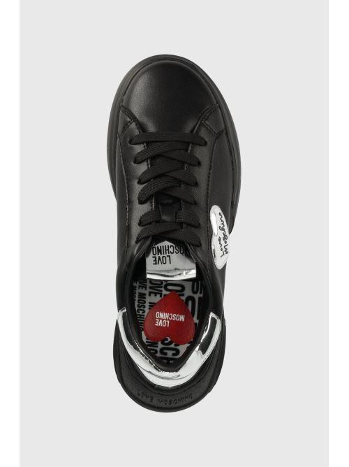 LOVE MOSCHINO SNEAKERD.STAR50 VIT.BIAN/SP.PU ARGE