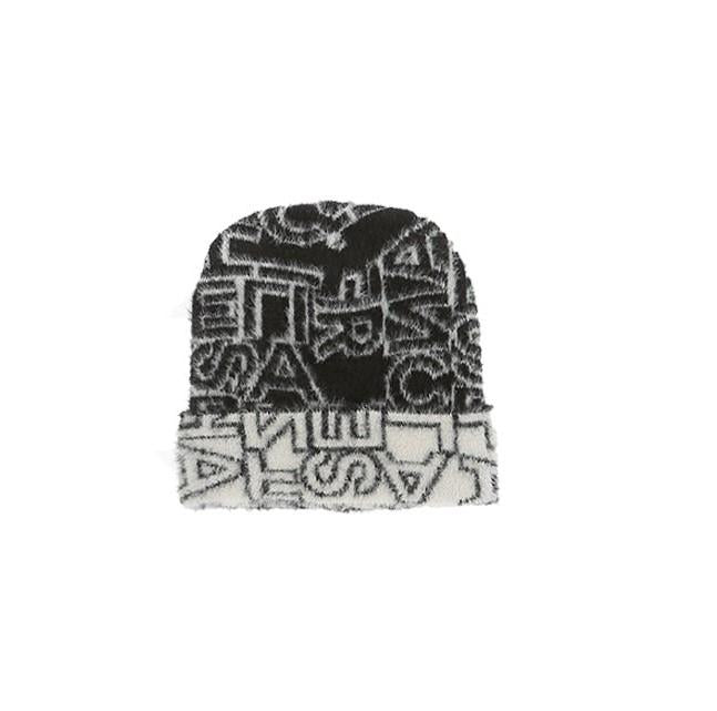 ELISABETTA FRANCHI La Mia Bambina CAPPELLO TRICOT JACQUARD LETTERING