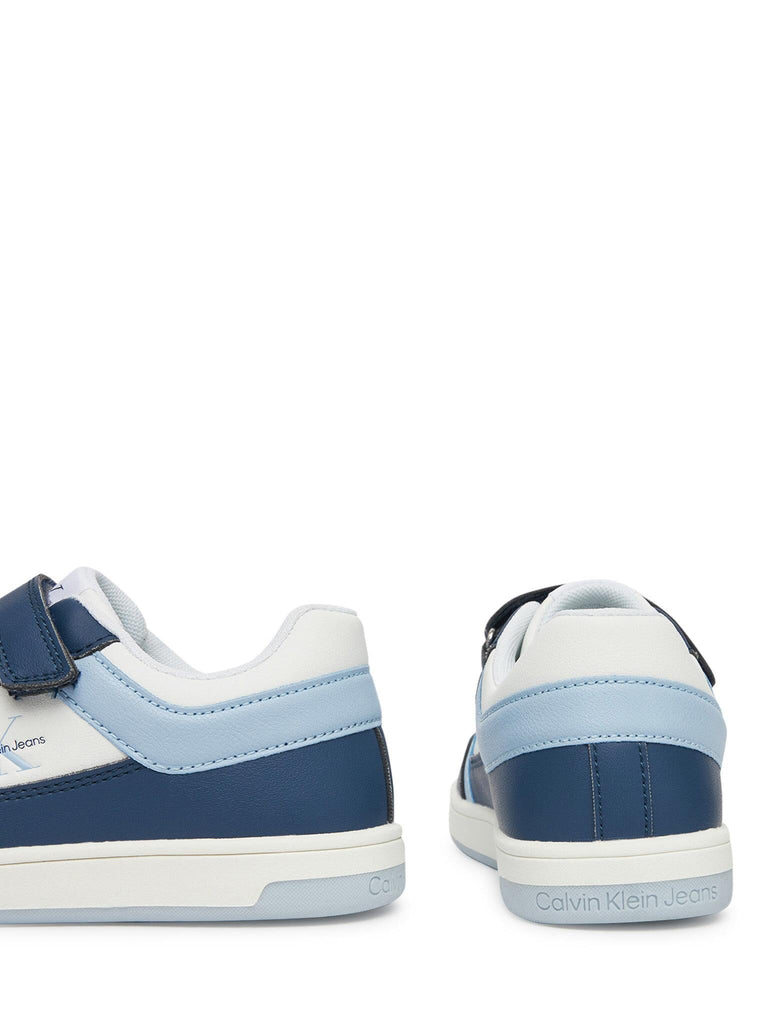 CALVIN KLEIN JEANS SNEAKER BASSA LACCI/VELCRO