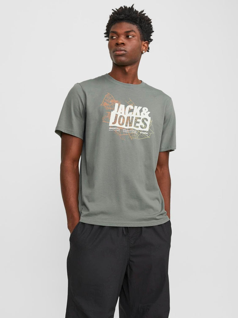JACK AND JONES JCOMAP LOGO TEE SS CREW NECK SN
