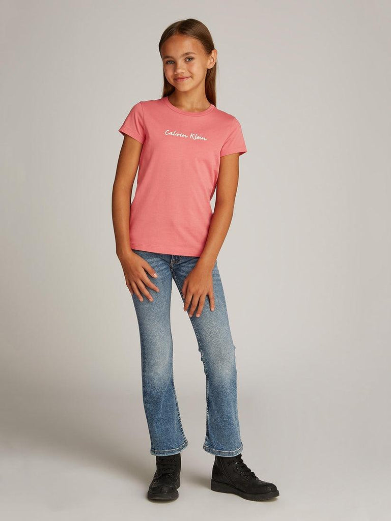 CALVIN KLEIN SCRIPT LOGO SLIM SS T-SHIRT