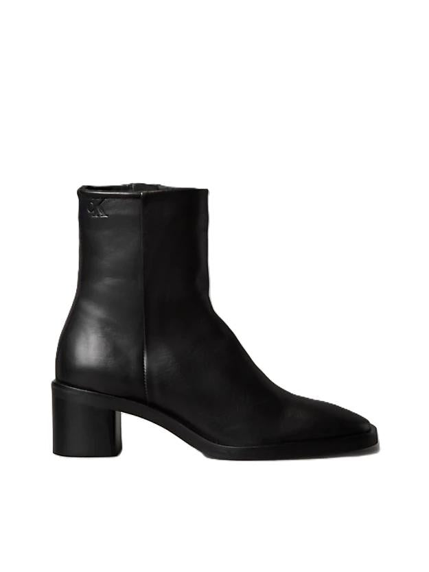 CALVIN KLEIN BLOCK HEEL ZIP BOOT