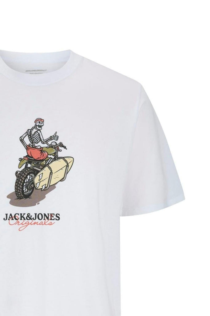 JACK AND JONES JORSKULL COAST TEE SS CREW NECK