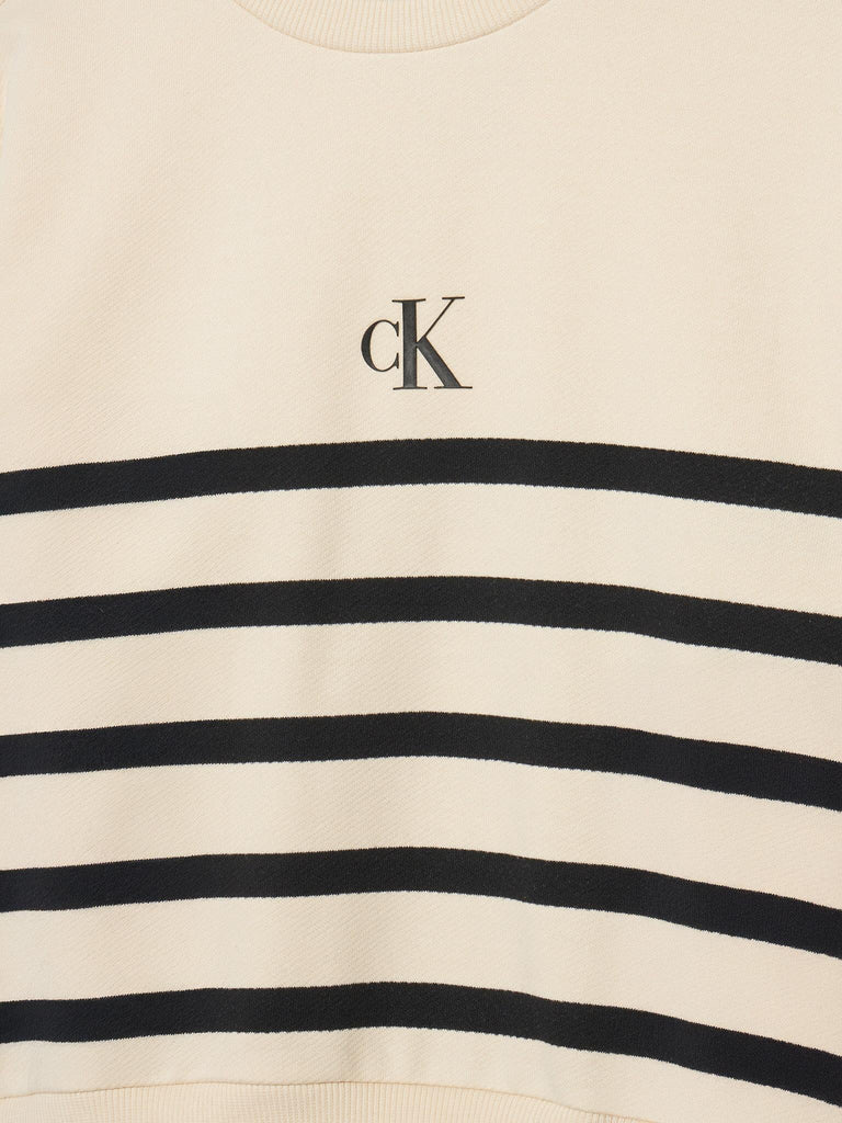 CALVIN KLEIN JEANS CK LS RELAXED TERRY DRESS