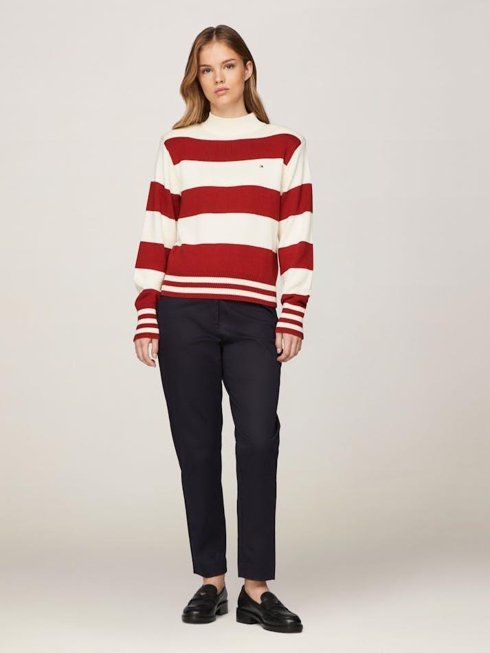 TOMMY HILFIGER RUGBY STP  MOCK-NK S