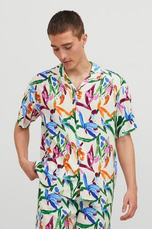 JACK AND JONES JORLUKE SODRA AOP SHIRT SS