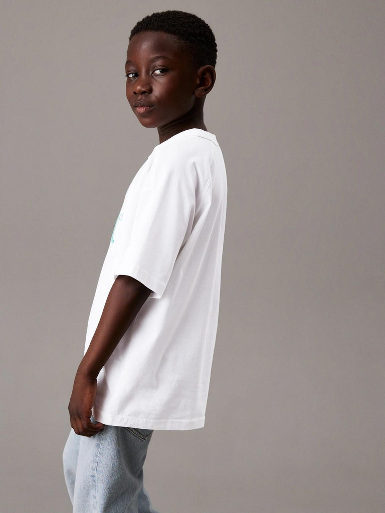 CALVIN KLEIN JEANS OTTOMAN APPLIQUE MONO T-SHIRT