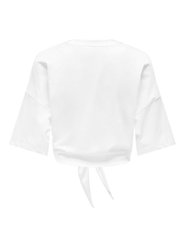 ONLY ONLSERENA LIFE S/S O-NECK KNOT TOP XTJRS