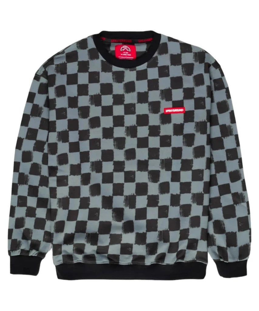 SPRAYGROUND GREY SIP VANQUISH CREW