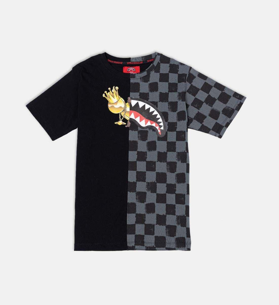 SPRAYGROUND ASTROMANE SPLIT BLACK T-SHIRT