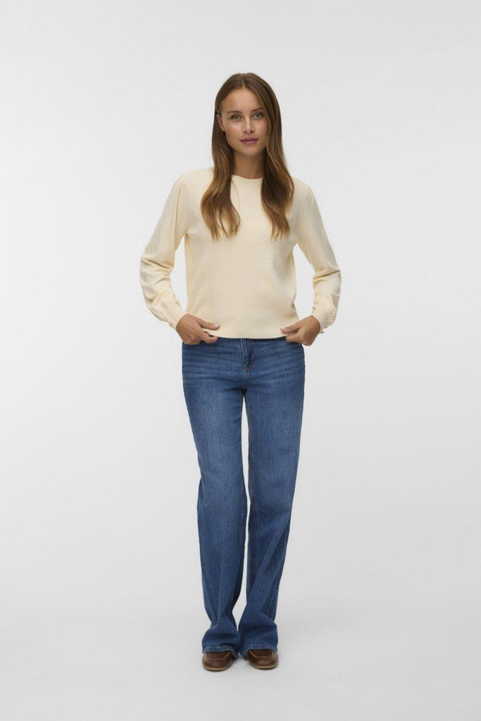 VERO MODA VMHOLLYKARIS LS O-NECK PULLOVER BOO