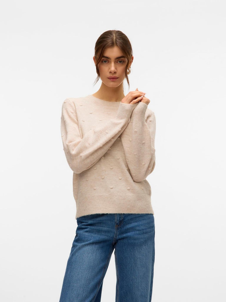 VERO MODA VMFRANCESCA LS O-NECK PULLOVER BOO