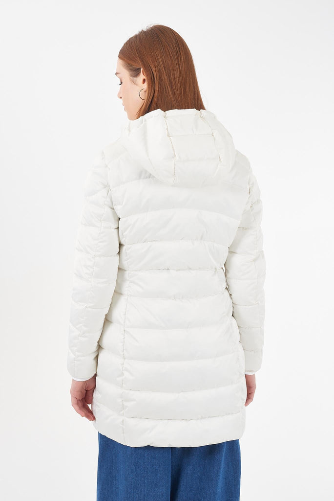 YES ZEE CAPPOTTO DONNA TRAPUNTATO CON CAPPUCCIO