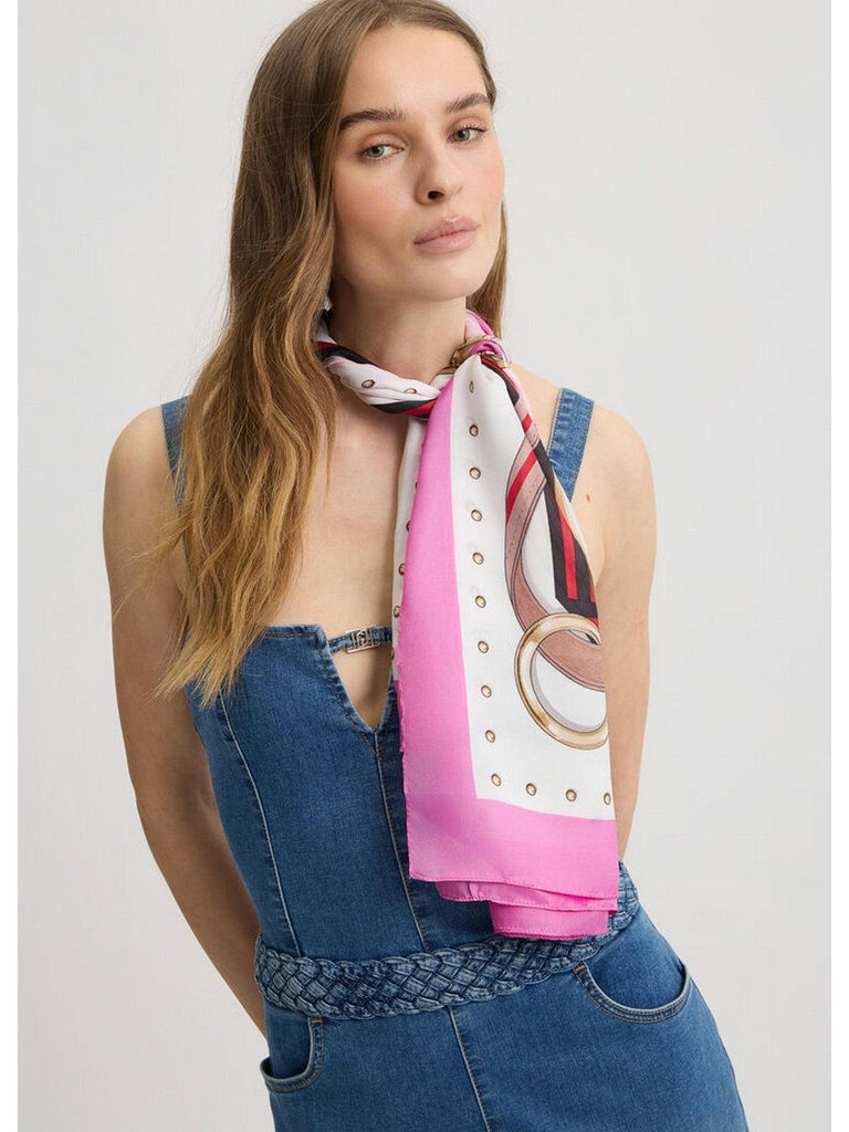 LIU JO ECS FOULARD STRIPED TAPE 120X