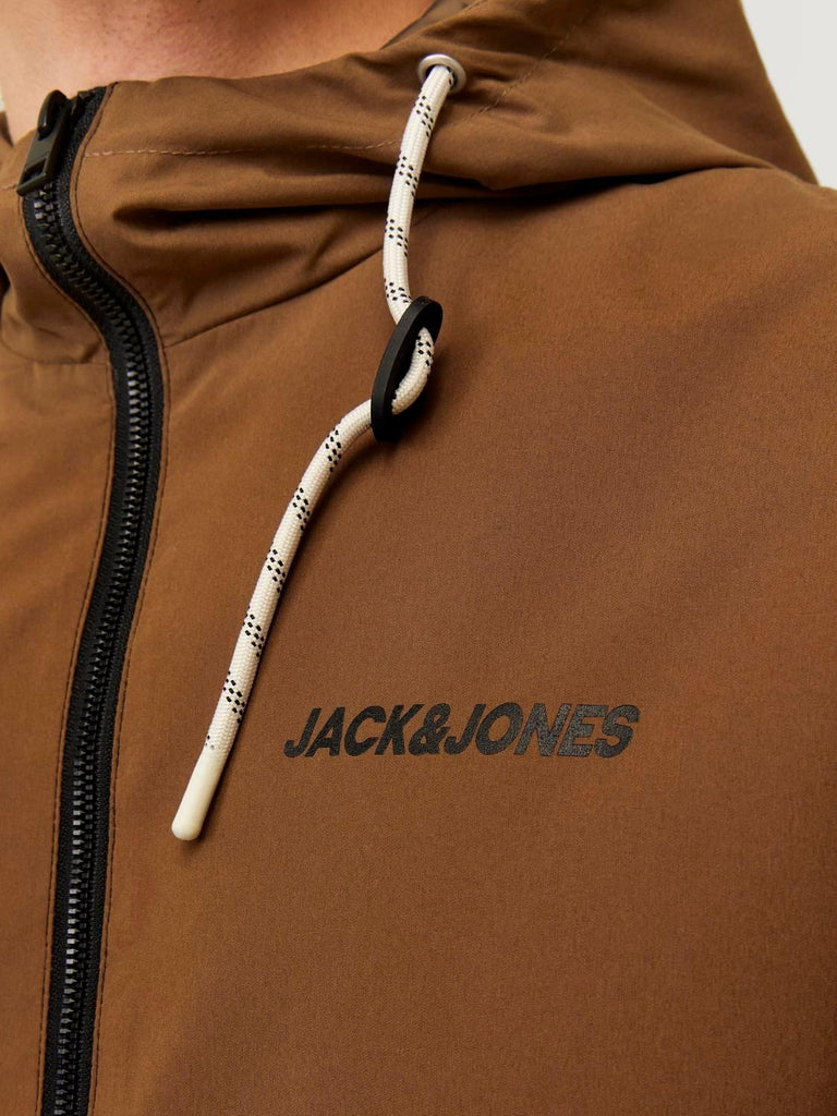 JACK AND JONES JJERUSH HOOD BOMBER NOOS
