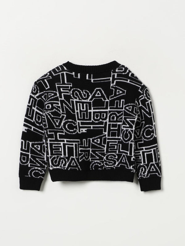 ELISABETTA FRANCHI La Mia Bambina GIROCOLLO TRICOT JACQUARD LETTERING